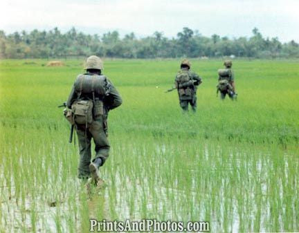 Vietnam Op Masher Three Soldiers  2469