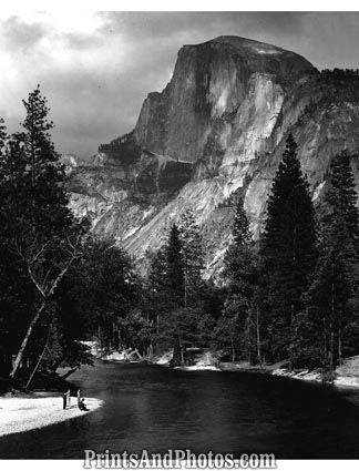 MERCED River YOSEMITE 1950s  2566