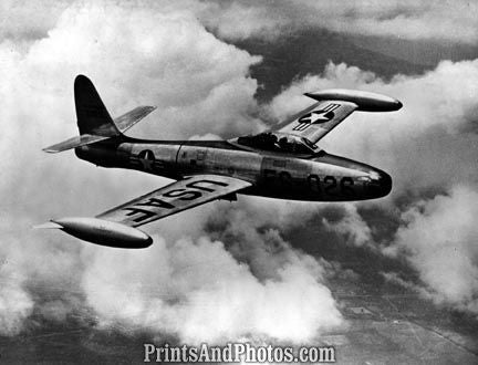 AIR FORCE F84 THUNDER JET  2593 AIR FORCE F84 THUNDER JET  2593