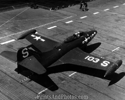 NAVY Grumann Jet F9F USS Boxer 2600