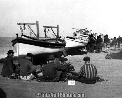 Italian Fishermen & Nets SF Wharf  2637