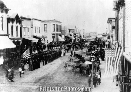CIVIL WAR Vets Parade Ortonville Minn 2638