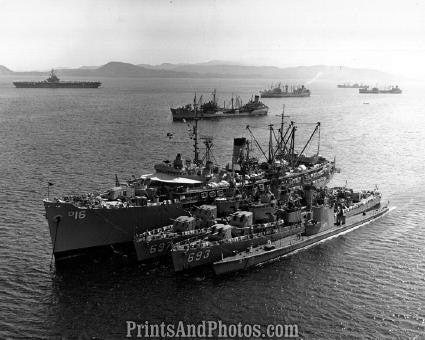 Aerial  US Destroyer USS Cascade 2651