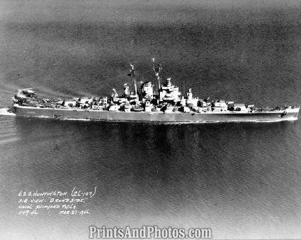 Aerial  US Navy USS Huntington 2655