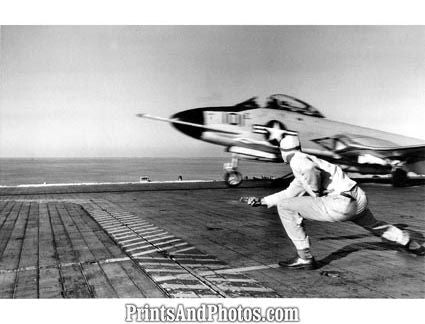 Navy Catapult Officer on USS Randolph 2671