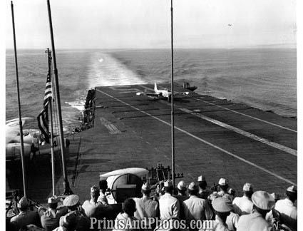 Navy F2H Banshee Jet & USS Randolph 2691
