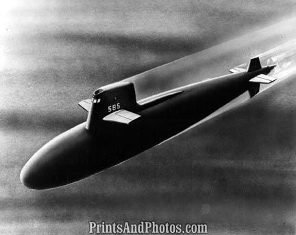 NAVY Print First ATOMIC SUB Sketch 2694