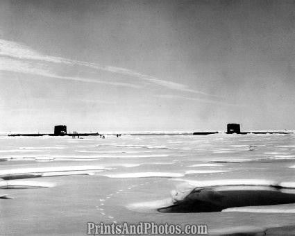 Navy USS Skate & Seadragon N. Pole 2704