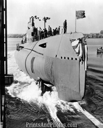Navy Sub USS Harder Launching 55 2711