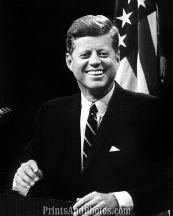 John F Kennedy Big Smile 2768
