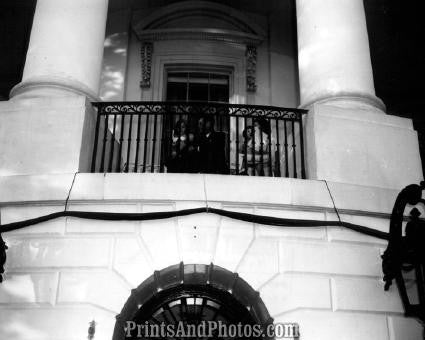John F Kennedy White House Balcony 2771