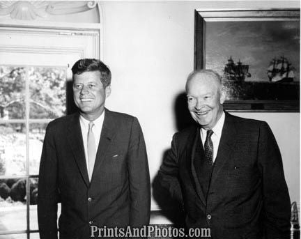 John F Kennedy & IKE 2774