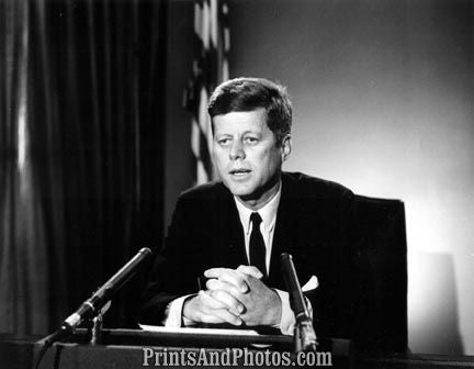 John F Kennedy Address Print 2780