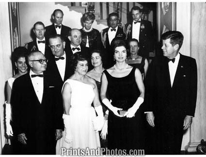 John & Jackie Kennedy Black Tie 2797