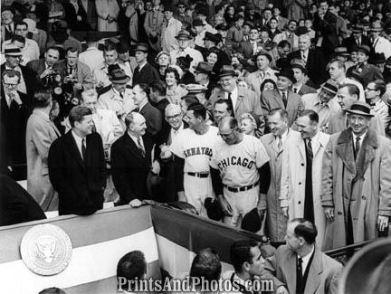 John F Kennedy at Senators Game 2825
