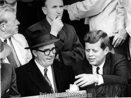 John F Kennedy Baseball 2829
