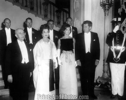 John F Kennedy & Jackie & Couple 2837