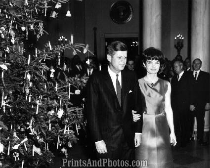 John F Kennedy &  Jackie Christmas Tree 2845