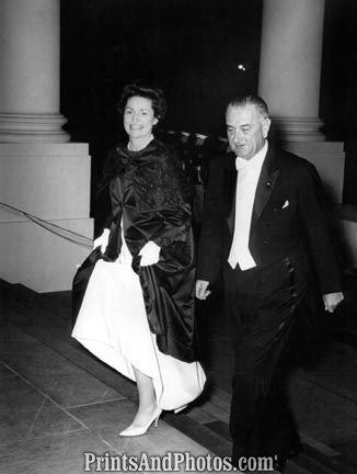 LBJ & Lady Bird Johnson 2847