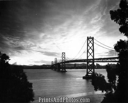 Oakland Bay Bridge at Dusk 2852