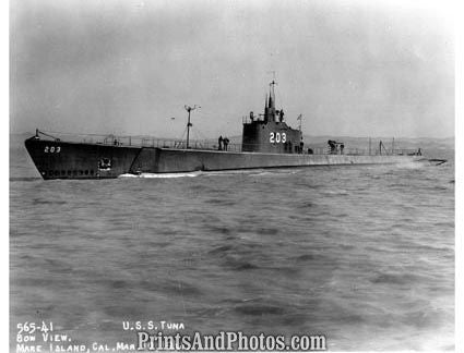 NAVY Submarine USS Tuna 2909