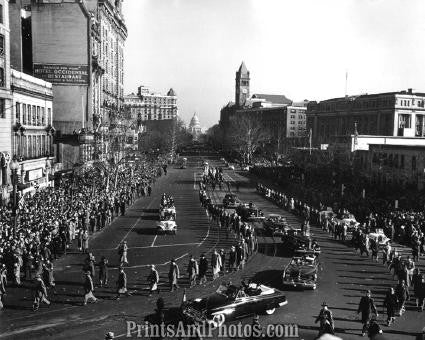 TRUMAN Inaugural Penn Ave 1949  3012