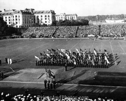 NAVAL ACADEMY 1945 Football Game  3033