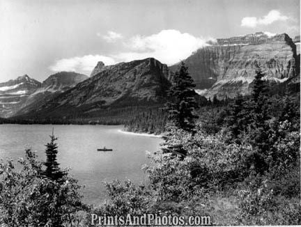 GLACIER Natl Park Montana 1952 3056