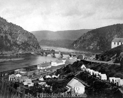 Civil War HARPERS FERRY 1865  3073