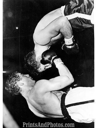 Boxing La Motta vs Janiro '47  3143 Boxing La Motta vs Janiro