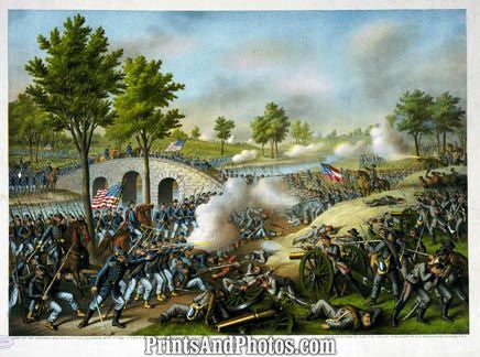 CIVIL WAR Battle Anita Army Potomac Print 3226