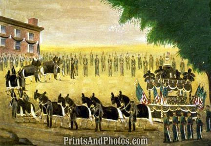 Abe Lincoln NY Funeral Procession  3237 Abe Lincoln NY Funeral Procession  3237
