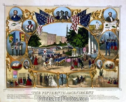 CIVIL WAR  The 15th Amendment 3263