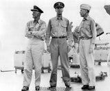 Admiral Nimitz & Officers On Ship  3301
