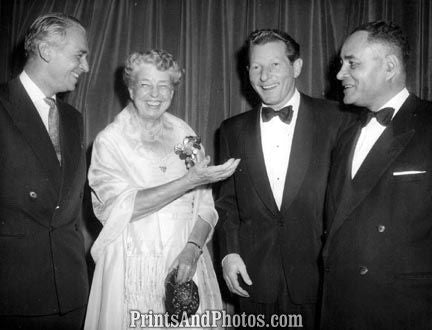 Fairbanks Jr Mrs Roosevelt Danny Kaye 3343