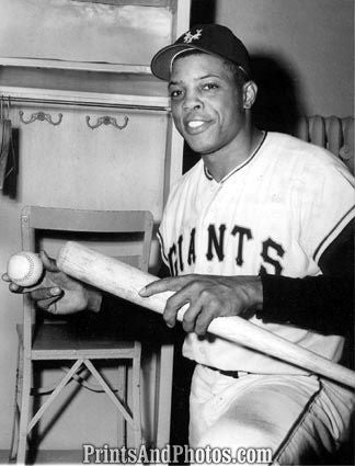 Willie Mays 51st HR Bat & Ball  3417