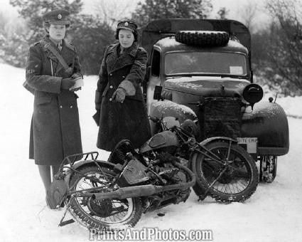 ATS Military Police Women 1942  3432 ATS Military Police Women 1942  3432