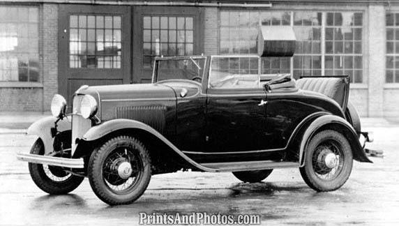 1932 Ford Convertible Model 8 3434 - Prints and Photos