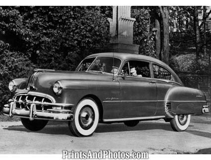 1950 Two Door Pontiac Sedan 3469 - Prints and Photos