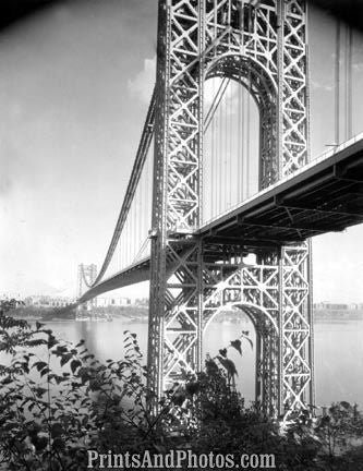 Currier & Ives Brooklyn Bridge Print 1058