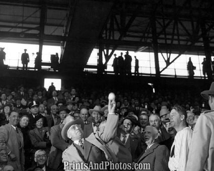 President Truman Opening Day BASEBALL 3540