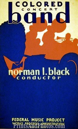 Colored Concert Band Ad 3590