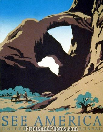 See America Frank S Nicholson ARCHES 3636