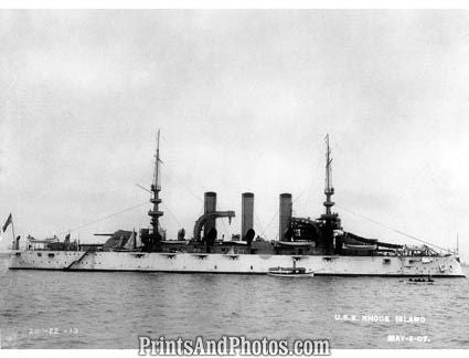 USS Rhode Island Battleship  3683 USS Rhode Island Battleship  3683