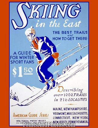 Skiing in the East Ad 3688