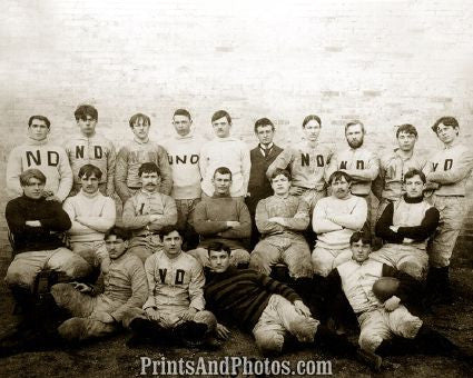 Notre Dame 1893 Undefeated Team  3730