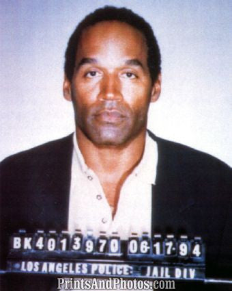 Bills OJ SIMPSON LAPD Mugshot 3733