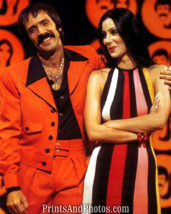 SONNY Bono & CHER 1970s  3736 SONNY Bono & CHER 1970s  3736