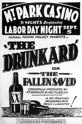 Drunkard Fallen Saved PT Barnum Ad 3759