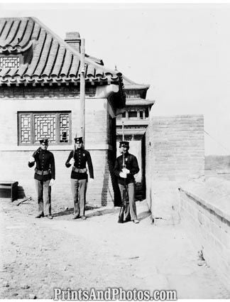 US Marines Legation Quarter Peking  3768 US Marines Legation Quarter Peking  3768